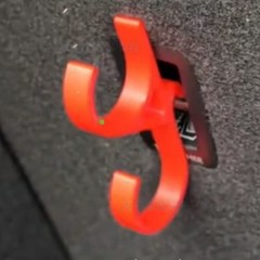 Compact Car For Umbrella Hooks Mounting Bracket for Efficient Interior Storage