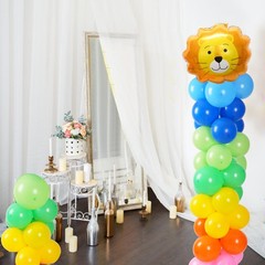 Adjustable balloon column kit set of 2, 78 Inch balloon tower Reusable Metal …