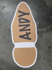 Toy Story Footprint Decals – Buzz Woody Party Path Kids Birthday Floor Stickers