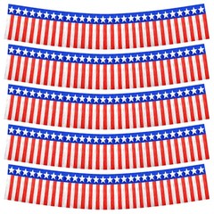 Yuxung 5 Pcs 4Th Of July Parade Float Decorations 100Ft Patriotic Foil Fringe