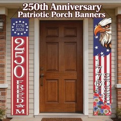 Oversized 250th Anniversary American Flag Banner – Perfect for All Occasions