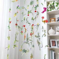 6 Pcs 35.4 ft Flower Garlands Artificial Wildflower Vines Floral Hanging
