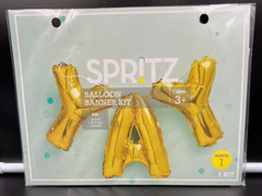 Spritz™ «YAY» Balloon Gold Banner Kit