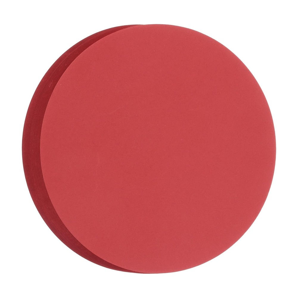 30 PCS 8 Inch Red Circle Cutouts Paper, 200gsm, 75lb Round Cardstock, Crafts
