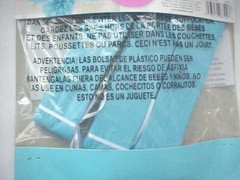 Fluffy Blue Paper Hanging Decorations 3 In Package 16 Inches It’s A Boy Idea NEW