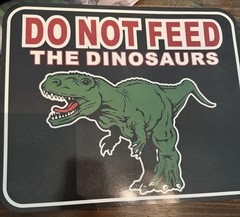Dinosaur Party Decorations Lot-Signs And 7×5 Backdrop Banner T-Rex Bday Bundle