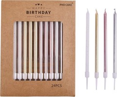 PHD CAKE Gold, Silver, Rose 24 count, White, Gold
