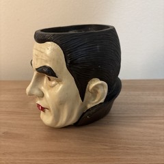 DRACULA ASHLAND HALLOWEEN TABLETOP PLANTER POT DECOR DECORATION NEW SPOOKY BOWL