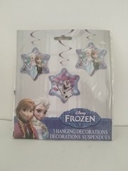 Disney Frozen 3 Hanging Decorations Limited Edition
