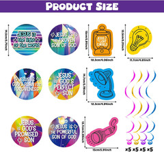 20 Pcs VBS 2026 Party Decorations Light Flashing Station Hanging Swirls Light Bu