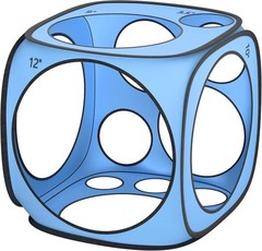 13 Sizes Balloon Sizer Cube Box (2-12 Inch), Collapsible Balloon Measurement …