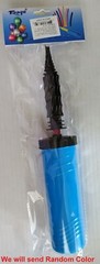 2Pcs Quality Latex Foil Manual Pumps Dual Air Balloons Inflator for any Events