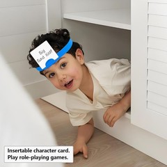 6 Pcs Guess Who Game Headbands (6 Colours), Can Insert Card, Headbands Board Gam