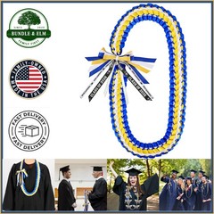 2026 Graduation Lei with Bright Ribbons, Adjustable Length for Party Accessories