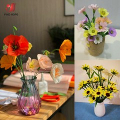 9.8″x8ft Crepe Paper Roll Handmade Flowers Wedding Birthday Party Decoration DIY