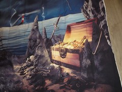 ! NEW PIRATE SHIP PHOTO BACKDROP FOR PARTY PHOTO BOOTH OR PHOTOGRAPHY 9.5’x8′
