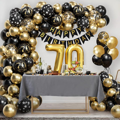 70Th Birthday Decorations for Men Woman with Happy 70Th Birthday Decorations Ban