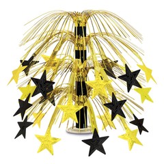 Beistle Black and Gold Star Centerpiece (1/Pkg) Party Decoration : New Years