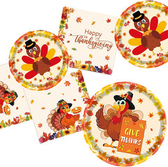 Thanksgiving Party Decorations Supplies, Give Thanks Themed Party Set, Thanksgiv