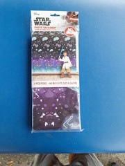 4 Pcs Star Wars Photo Backdrop, Birthday Party Decorations Candle, Banner (B37)
