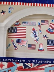 Independence Day Cutouts Patriotic Election 30 Pieces Various Sizes