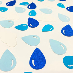 Raindrop Cloud Baby Shower Party Table Confetti,Gender Reveal Party Table Scatte
