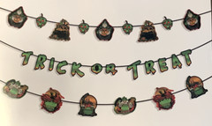 Disney Villians 3 Banners 16FT Each(Sizes approx. 4″ X 4″, 3″ X 3″, 4″ X 3.5″)