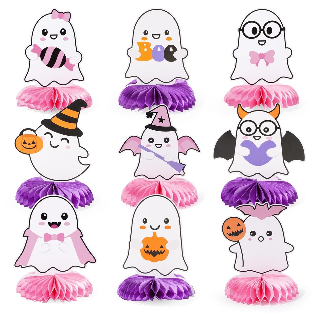 JarThenaAMCS Halloween Honeycomb Centerpieces 7.4 x 6.3 inch, x 5.5 inch