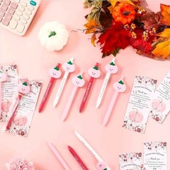 54 Sets Pink Gender Reveal Bulk a Little Pumpkin Is on The Way Ballpoint Pen…