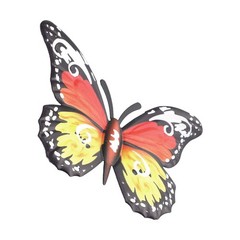 Intricate Iron Butterfly Wall Art Pieces Decorations for Home or Garden Areas
