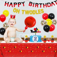 Mouse Themed 2nd Birthday Party Supplies & Decorations