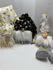 Summer Sunflower Gnome Plush Doll Spring Gnomes Bees Day Easter Party Lot Of 3