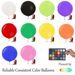 20 pieces 24 inch Large Primary color Balloons Giant Assorted Colors Latex Ba…