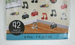 NEW Amscan Classic 50s Rock & Roll Value Pack String Decorations Birthday Party