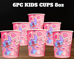 lilo stitch angel Party Supplies happy birthday centerpiece decoration cup plate