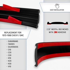 Chrome Side Body Trim Molding Compatible Half Roll – 160″ Chrome 2.25″ (73-88)