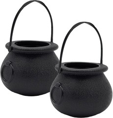 Black Candy Cauldron Kettles, Party Decoration Supplies, St. Patrick’s 3″ Inc…