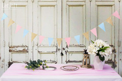 10Ft Gender Reveal Banner Glitter Pennant Flags for Baby Shower Party Decor 15Pc