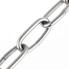 1Pcs Dual Grip Tricep Chain Extension for Cable Machines Silver Heavy Duty Iron