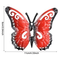 Vibrant Metal Butterfly Wall Art for Charming Indoor and Outdoor Decor