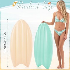 Inflatable Surfboard Decorations 33 Inch Macaron Color 4 Pcs – Beach Party Props
