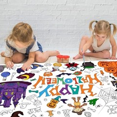 Giant Coloring Tablecloth 31.5×72 in – Crafts Activities – Halloween Party