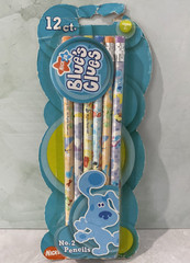 Blue’s Clues No. 2 Pencils & Confetti Nick Jr PENTECH Party Favors Supplies Gift
