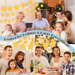 120 Pcs Gold Star Cutouts Assorted Sizes Paper Star Shapes Die Cut 6 4 2.5 In…