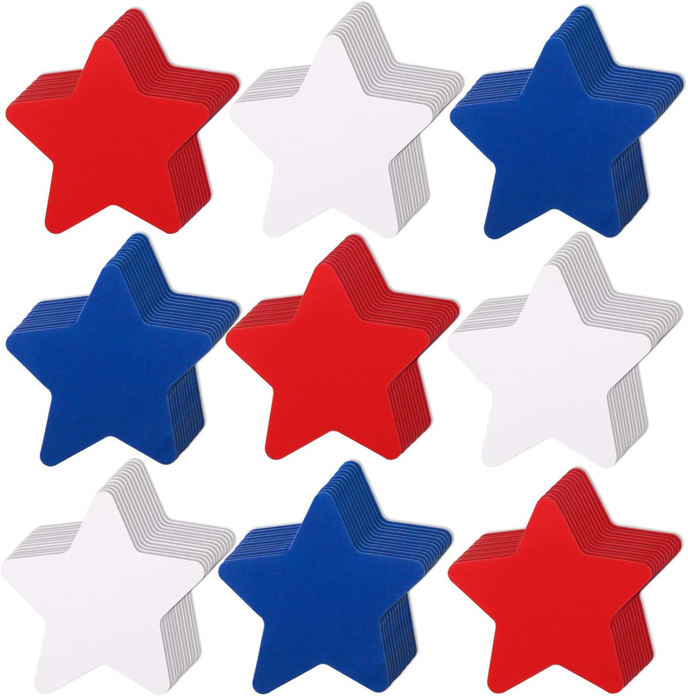 360 Pcs Patriotic Star Cutouts Paper Stars 4Th of July Star Cut Outs Independenc