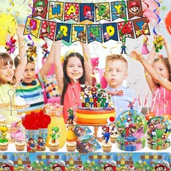 Ultimate Birthday Party Supplies Kit – 14-in-1 Decorations, Balloons, Tablecloth