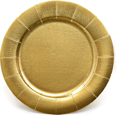 24 Disposable Red round Charger Plates 13″ Christmas Dinner Serving Tray Heavy D
