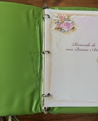 New 3pc Lime Green Zebra Quinceañera Ceremony Set Bible Photo Album Guest Book