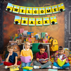 Welcome Back Banner Large, 10 Feet, No DIY | School Bus Welcome Sign | Welcome B