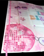 Taylor Swift Birthday Cloth Banner 58”L X 40”H Decoration 20 Party Favor Bags